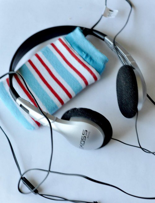 ipod sock headphones