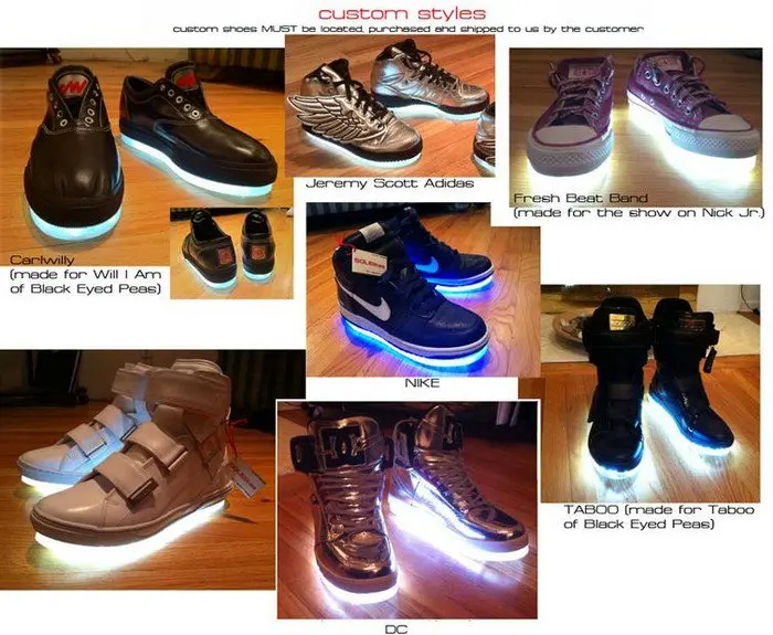 light up shoes