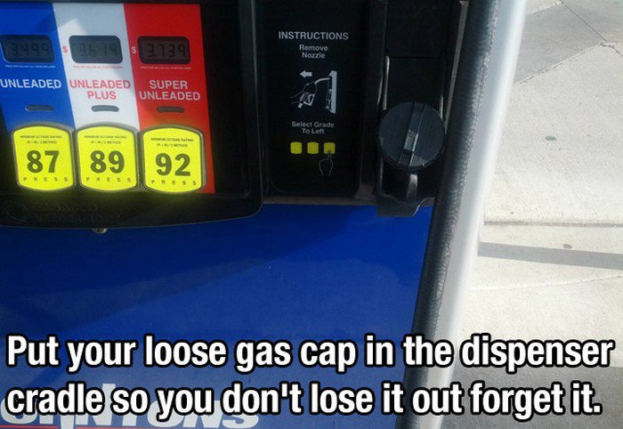 loose gas cap