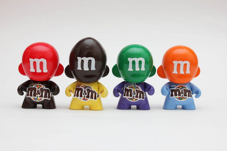 m and ms doll