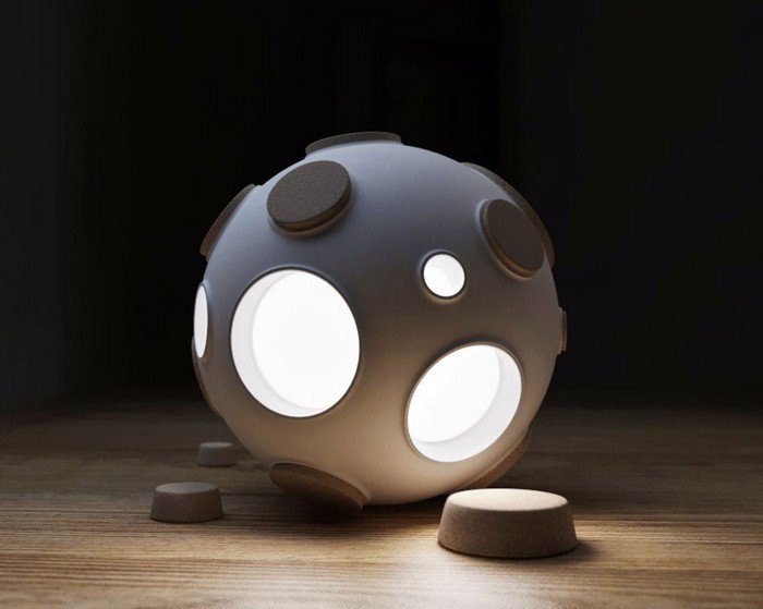 moon lamp open holes