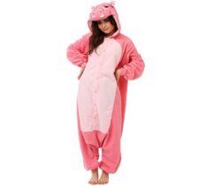 pink hippo onesie