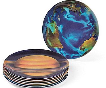 planet plates stacked