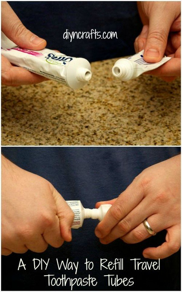 refill toothpaste tube