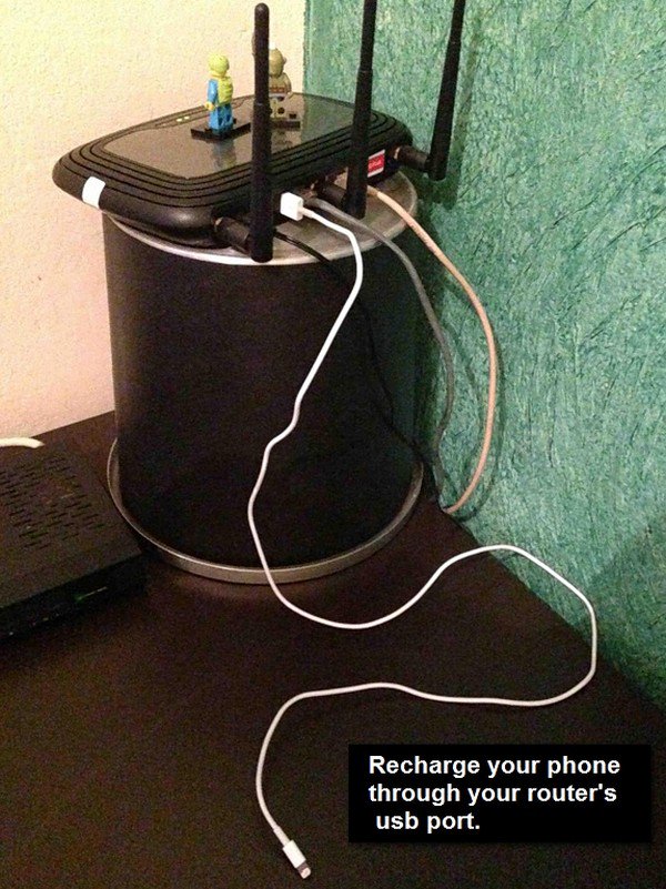 router phone charger