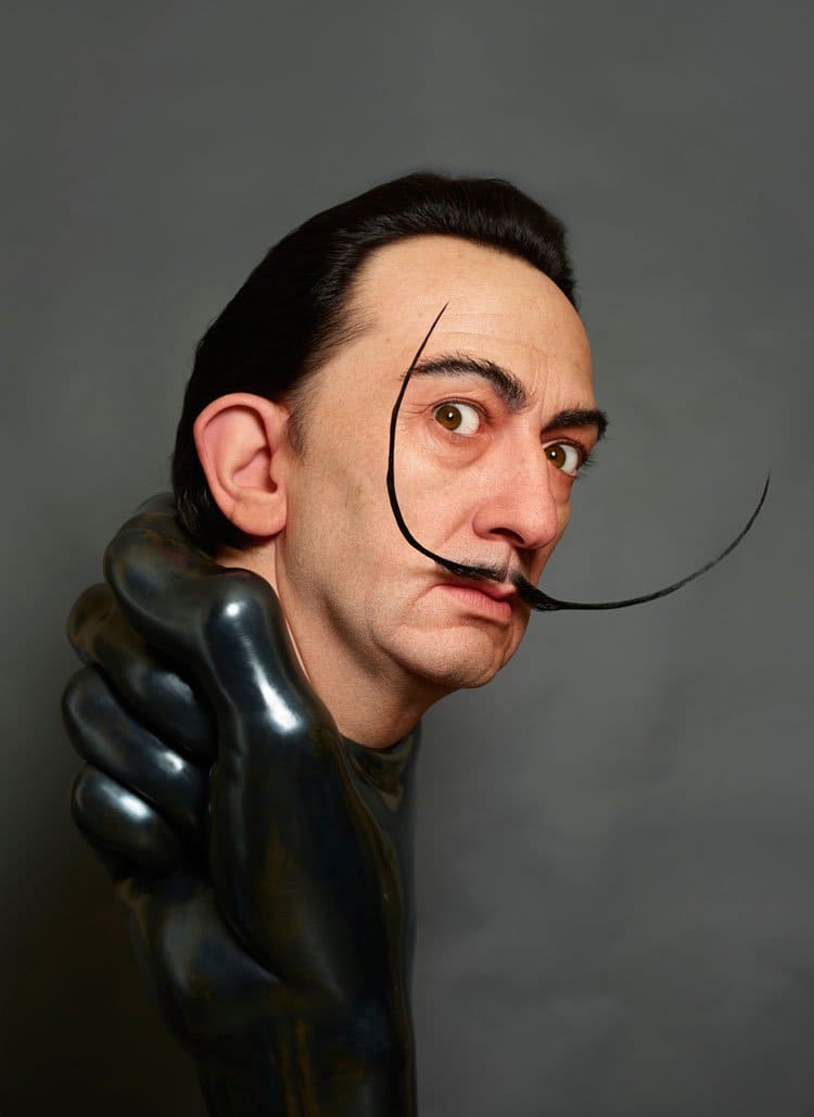 salvador dali bust