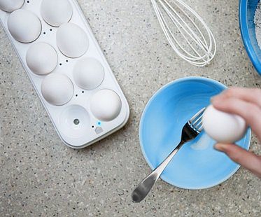 smart egg tray with app