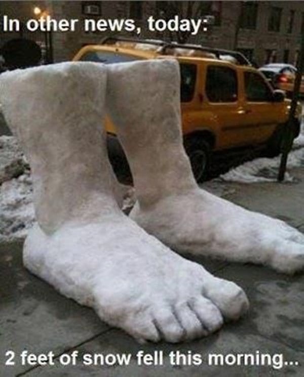 snow-feet