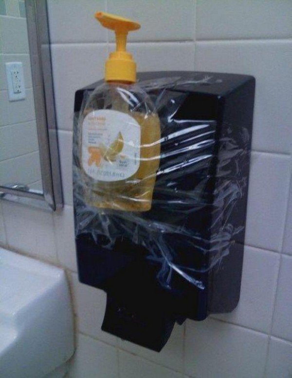 soap dispenser wall