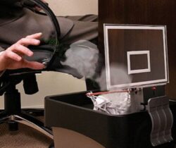 trash can basketball hoop