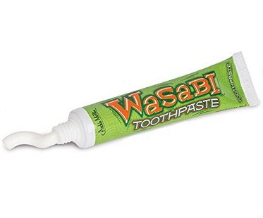 wasabi toothpaste tube
