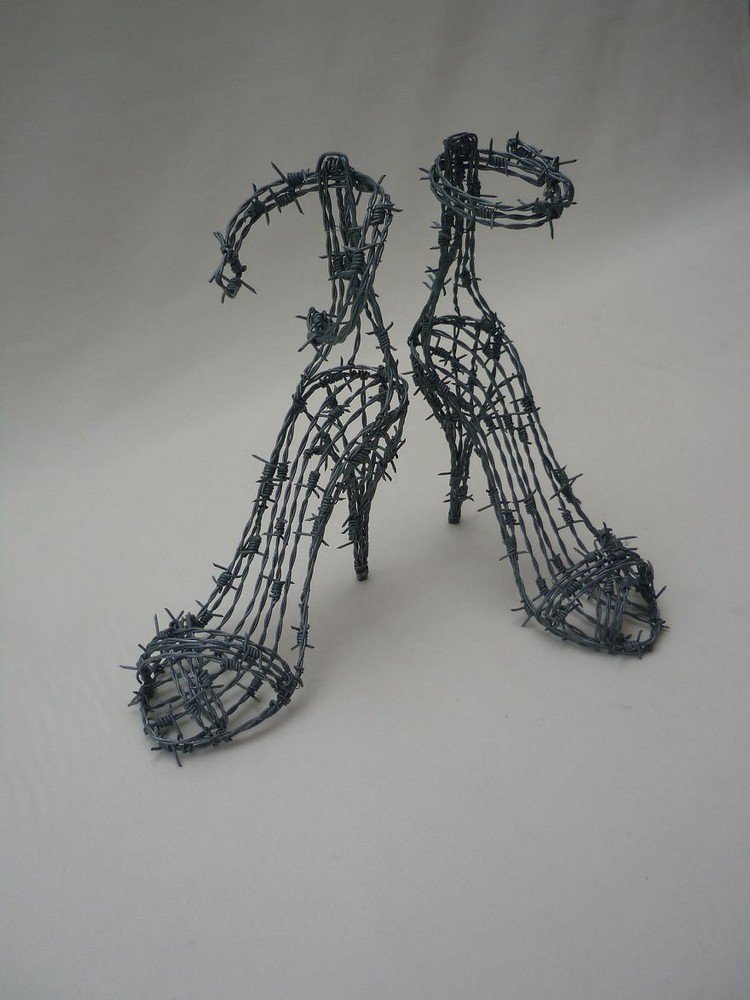 wire heels