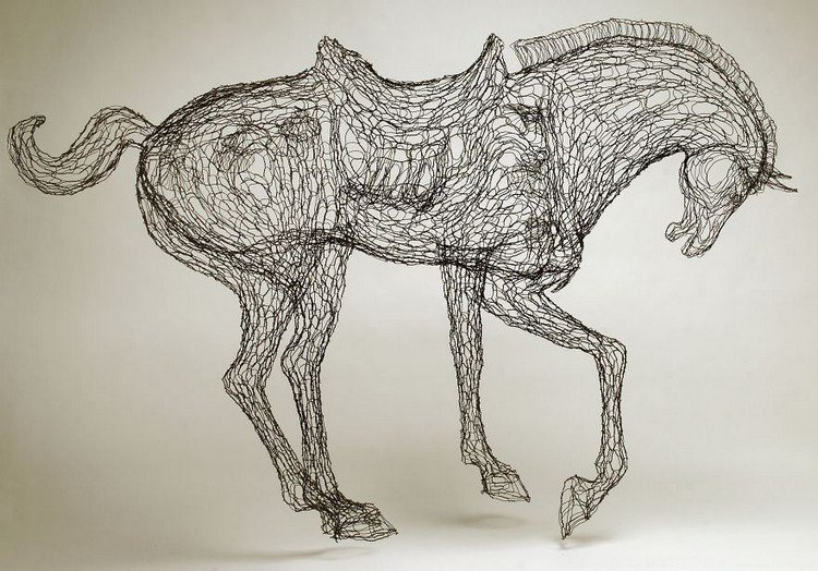wire horse