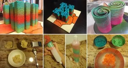 Colorful Hummus 3D Printer