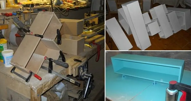 Tetris themed Shelves