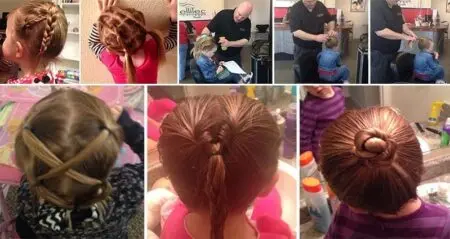 dad goes beauty school to do daughters hair