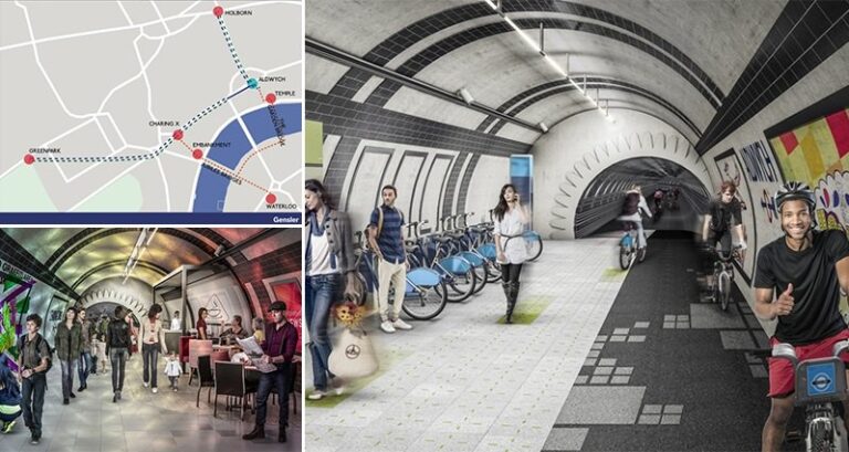 London Subterranean Bike Paths