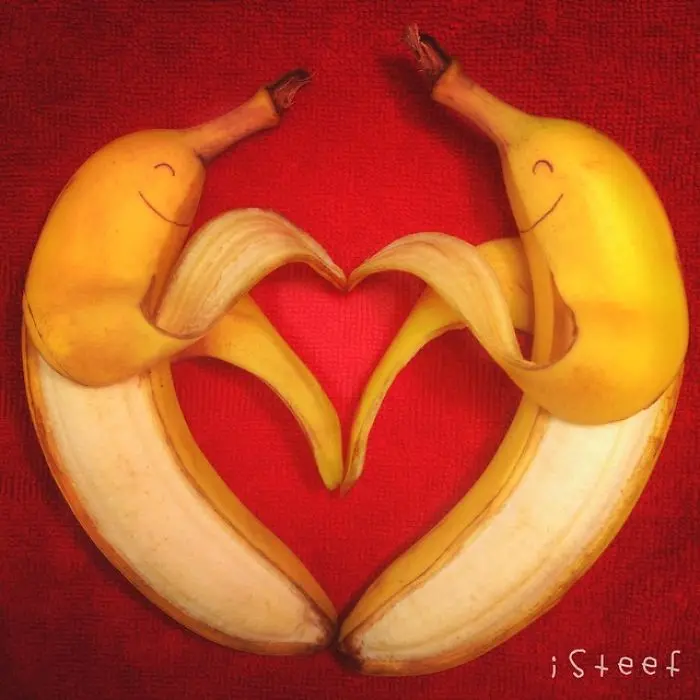 banana heart