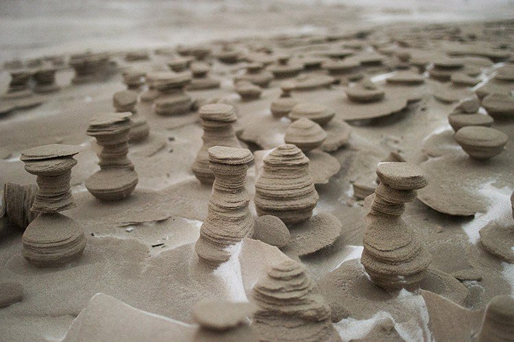 beach sand formations