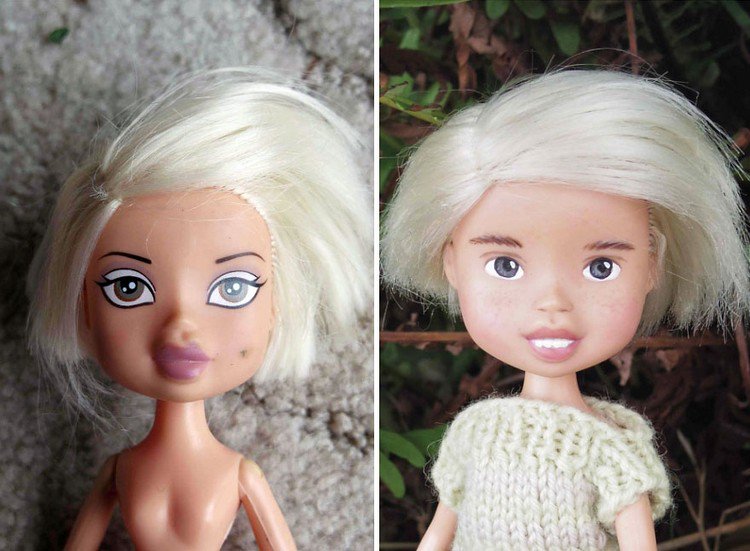 blonde bob doll