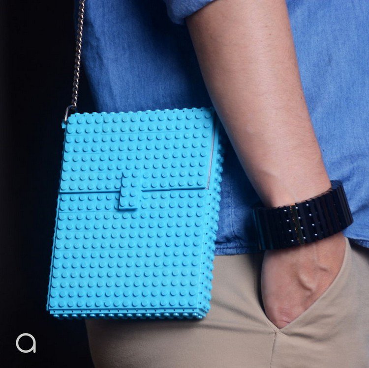 blue lego bag