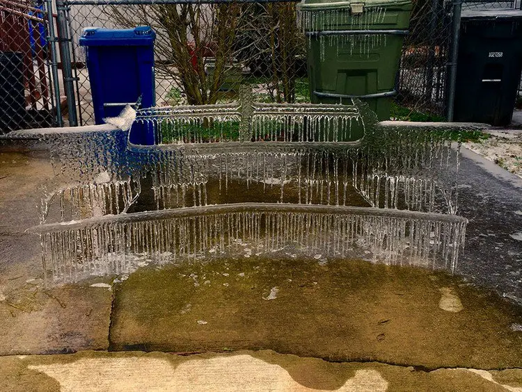 car bumper ice melting