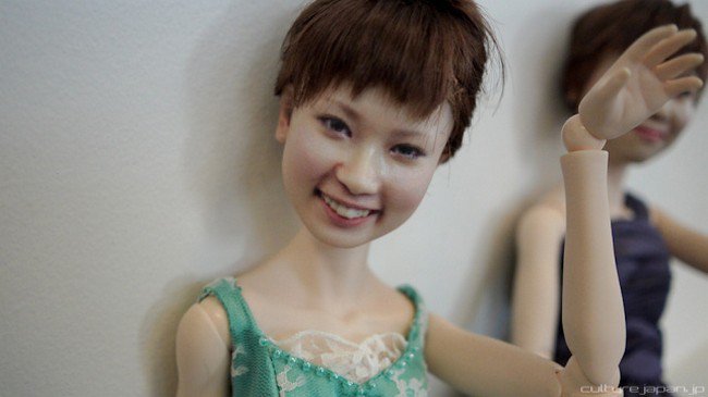 clone doll green dress