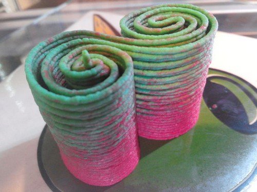 colorful hummus swirls