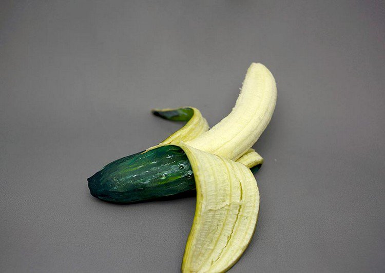 cucumber banana inside