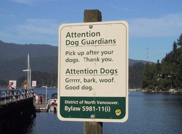 dog guardians sign
