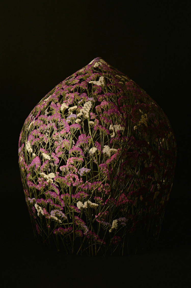 dome flower sculpture
