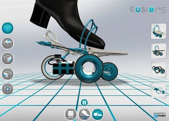 rollkors shoe attachment simulation 