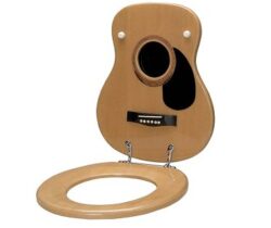 guitar toilet seat
