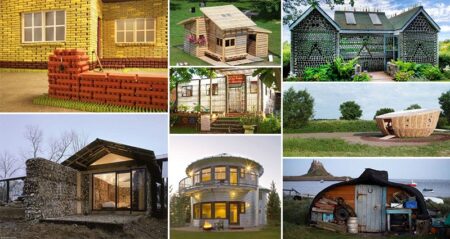 houses made from recycled items