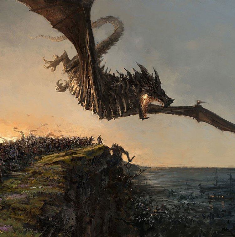 iceland-mythic-creatures-paintings-asgeir-jon-asgeirsson-dragon