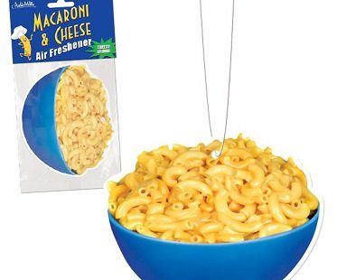 macaroni and cheese air freshener