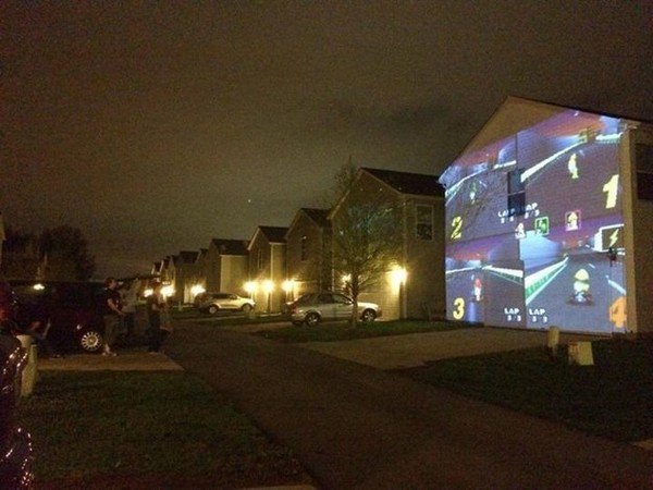 mario kart house