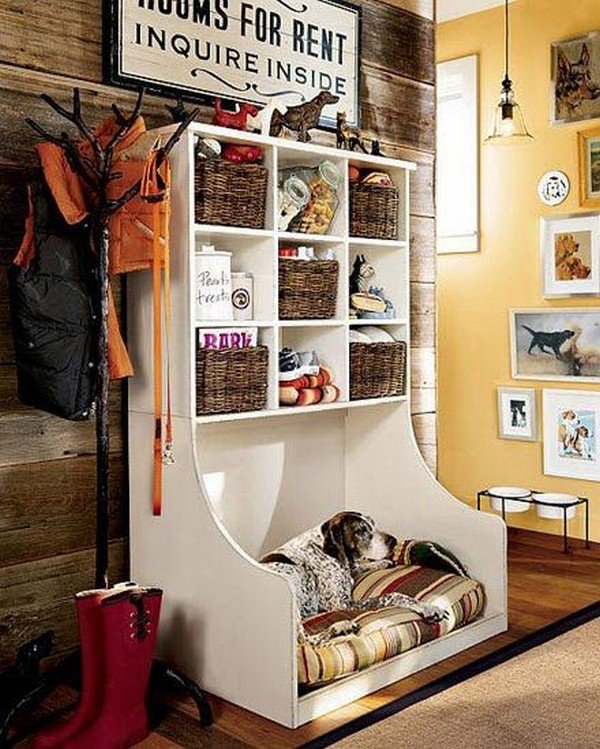 pup shelving bed