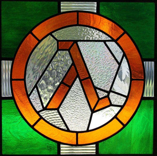 symbol stained glass
