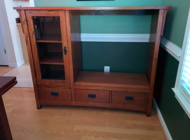 This Old Tv Cabinet Gets Upcyled Into, Tv Stand Armoire