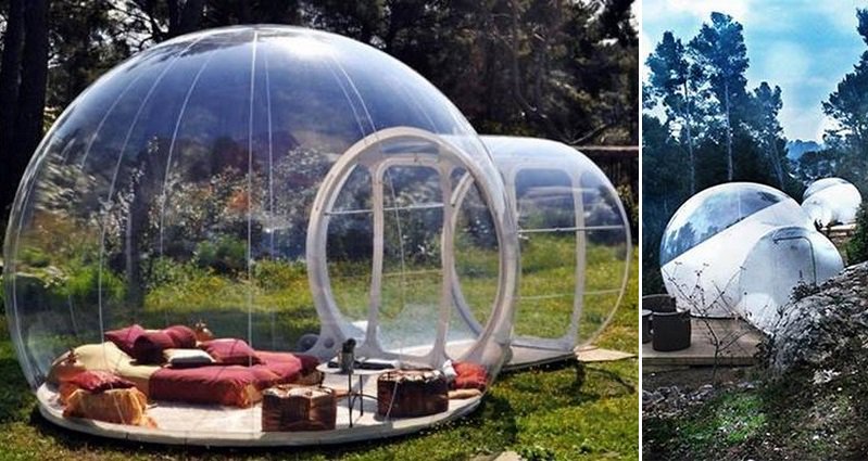 this awesome bubble hotel in the uk provides amazing 360