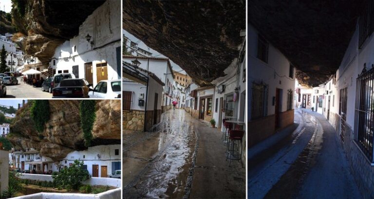 Spanish town of Setenil de las Bodegas Living Under A Rock