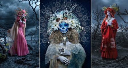 Spooky Photo Series Las Meurtas The Mexican Day Of The Dead