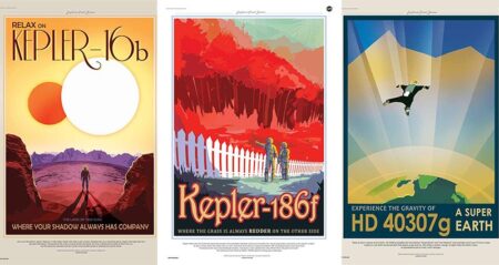 nasa poster ads for far away planets