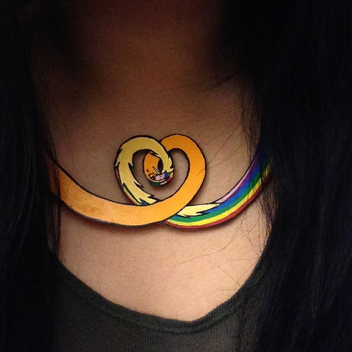 adventure-time-necklace-rainbow -twist