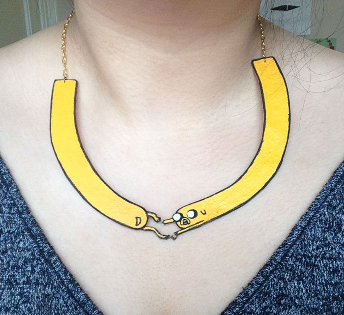 adventure-time-necklace-yellow