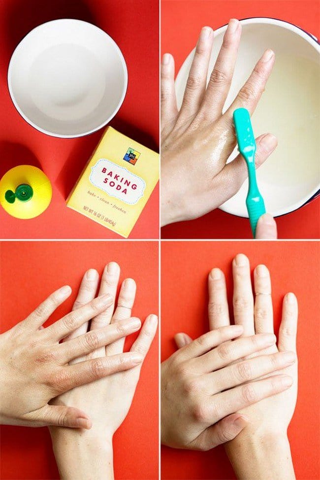 baking soda toothbrush