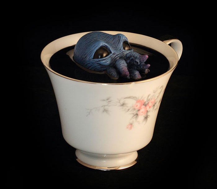 blue creature cup