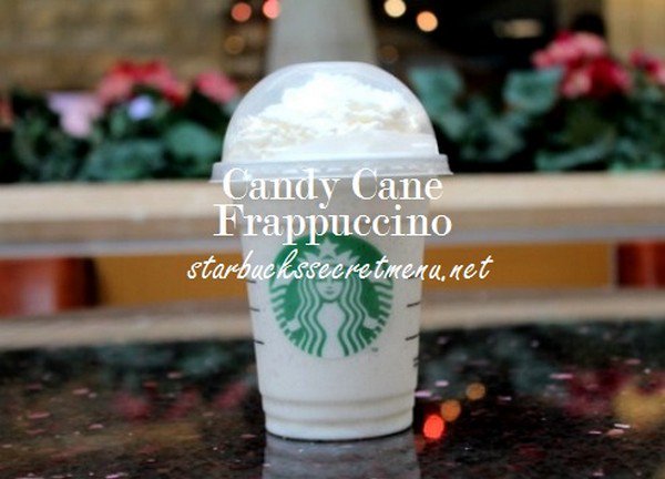 candy cane frappuccino