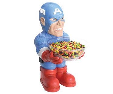 captain america candy bowl holder